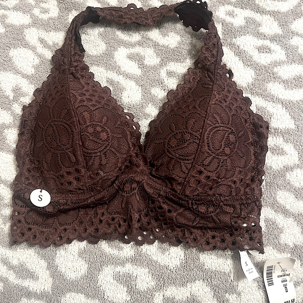 Aeropostale lace halter bralette
